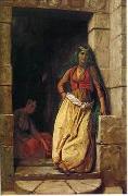 Arab or Arabic people and life. Orientalism oil paintings 611 unknow artist